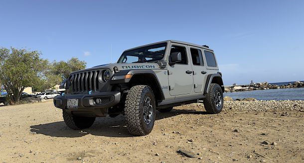 JEEP WRANGLER Hybride benzine Cabrio met elektrisch Sunroof Unlimited 4xe 380 Rubicon 