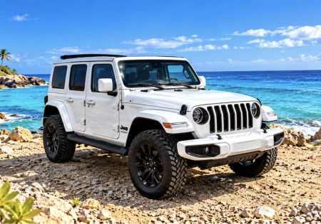 Jeep Wrangler Sahara Cabrio met elektrisch Sunroof Unlimited ( new model )