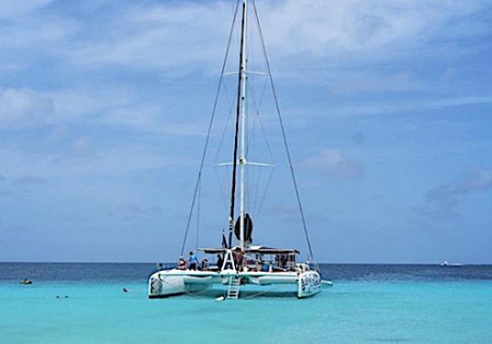 Sailing with a Catamaran